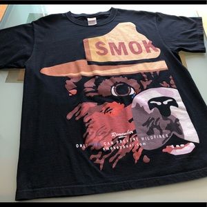 Smokey the Bear Black t-shirt
